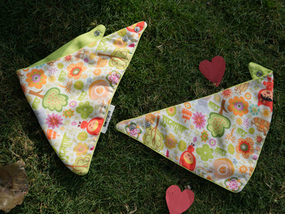 Green Nursery Print Bandana