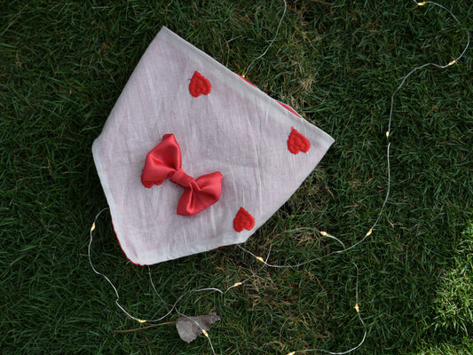 Red Heart Bandana