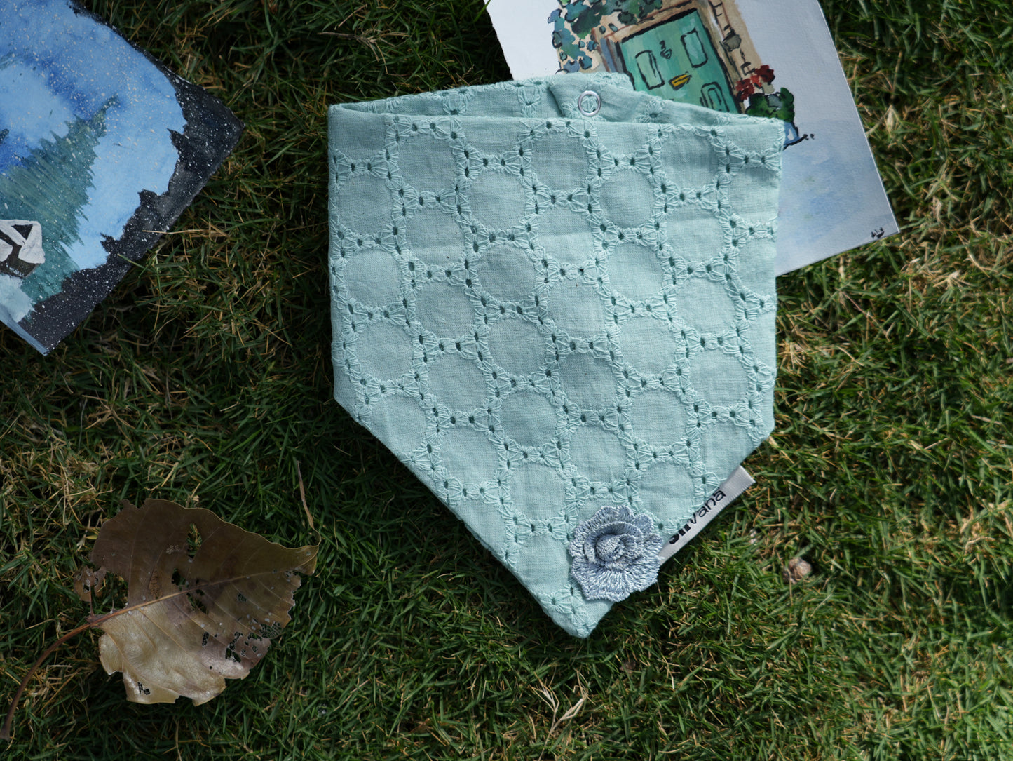 Sea Green Hakuba Bandana